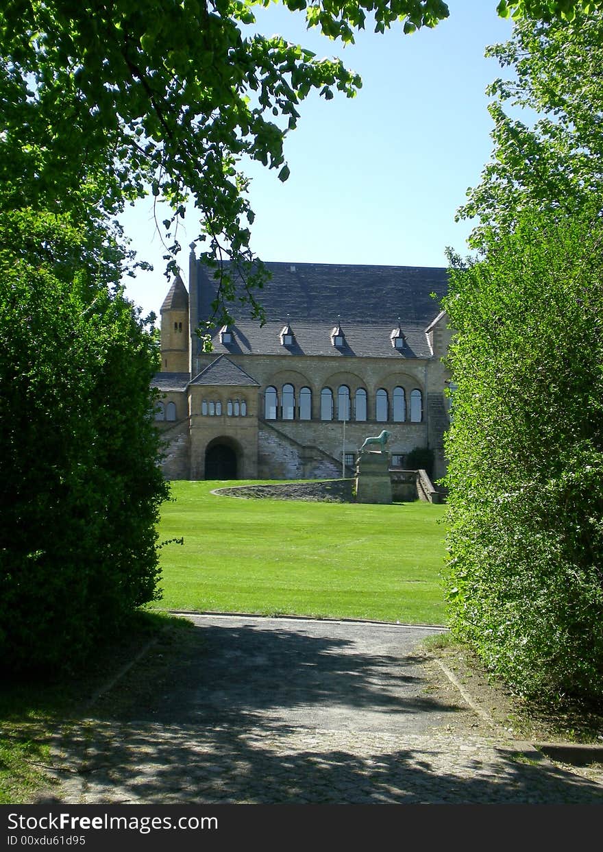 Castle in the city of goslar, germany. Castle in the city of goslar, germany