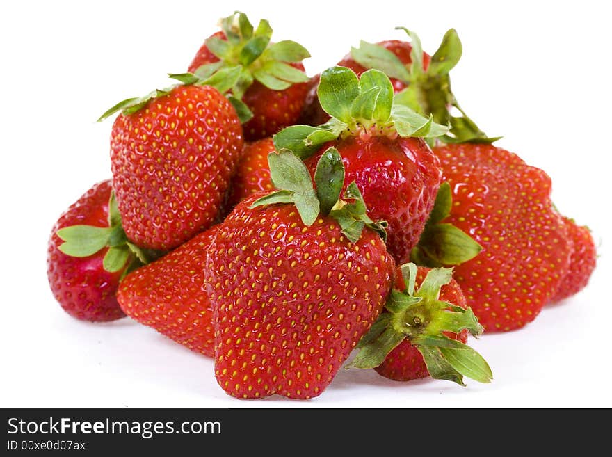 Strawberry isolated on a white background. Strawberry isolated on a white background