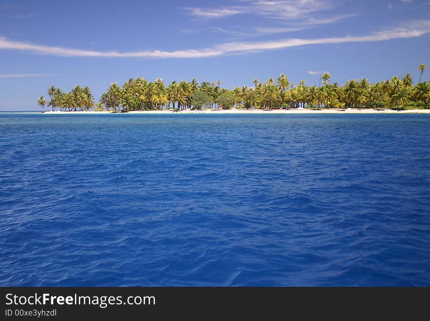 Atoll Rangiroa In French Polynesia