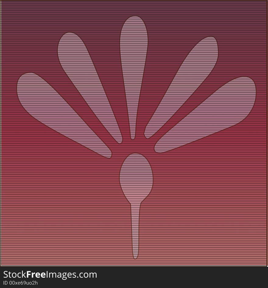 A antennae illustrated in a red background as if receiving signal.