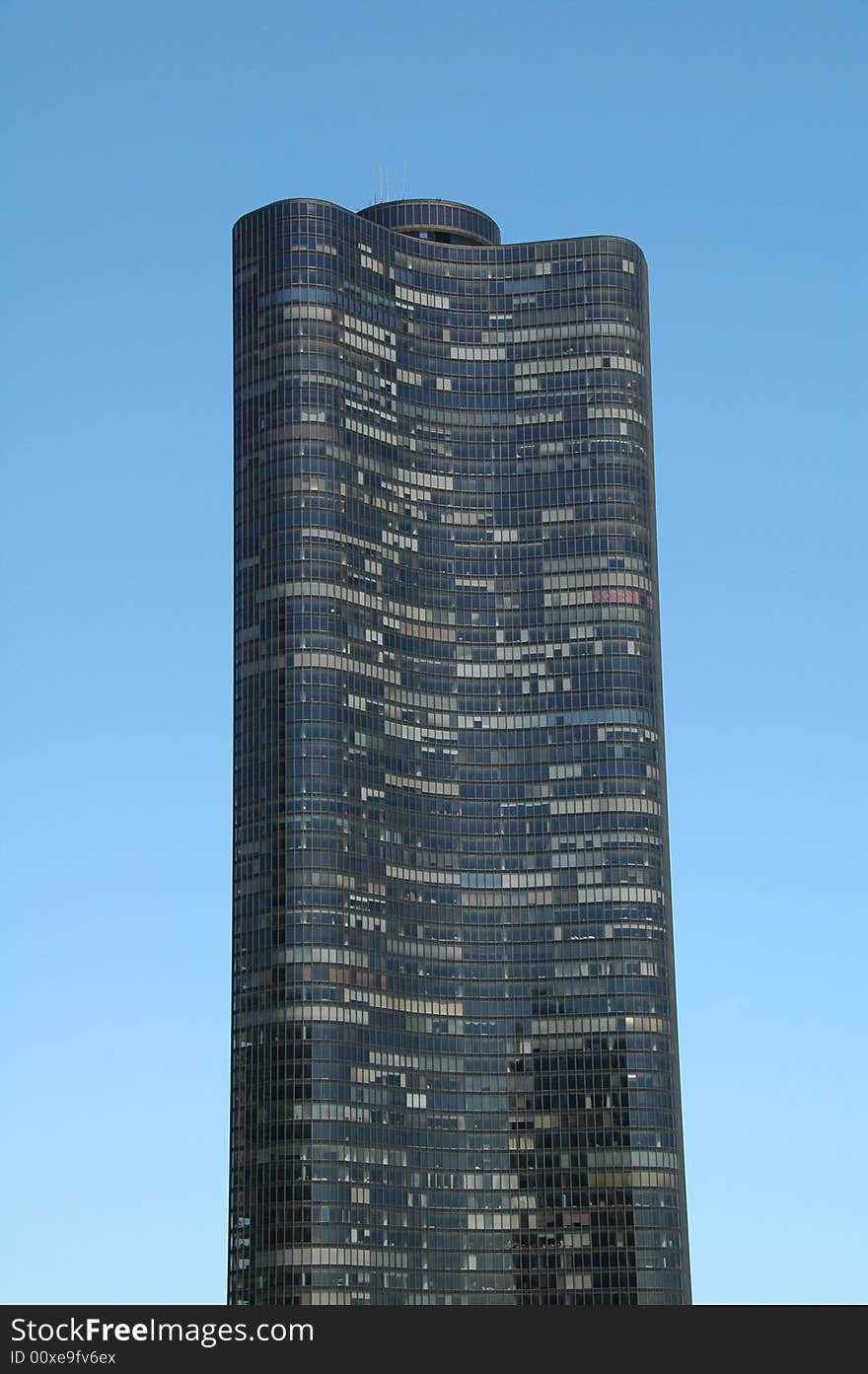 A 70-story high unique skyscraper.