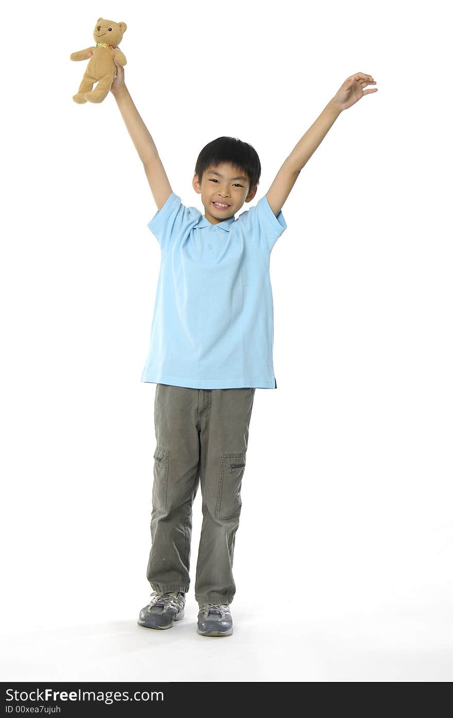 Cute Asian kids,smiling and happy