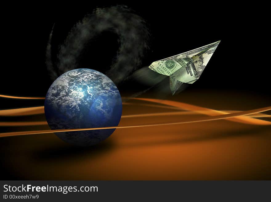 Planet Fying Money