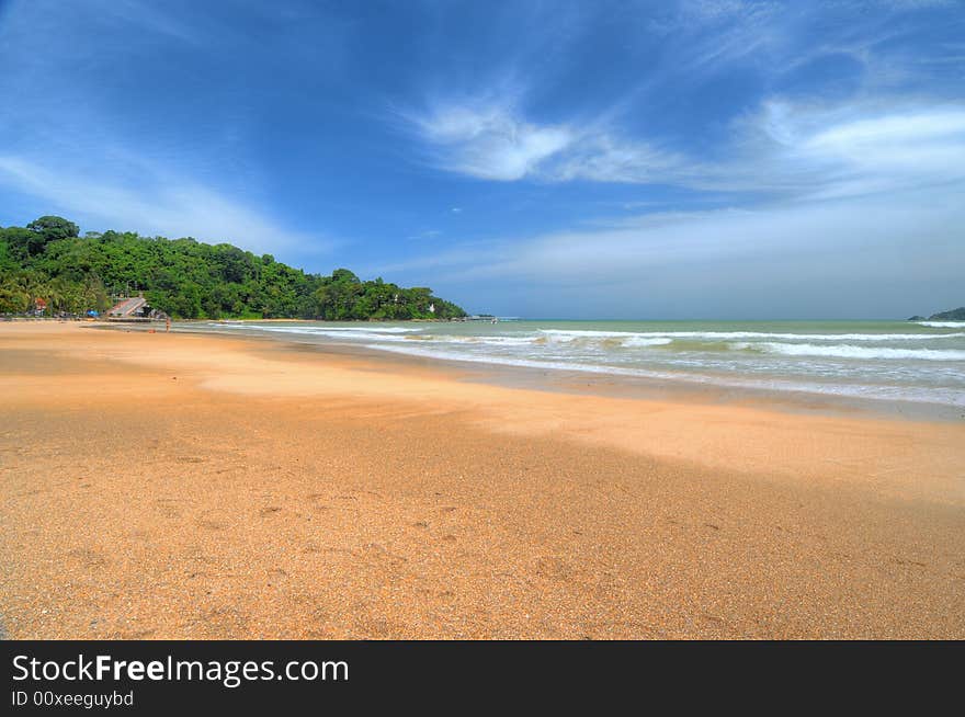 Peaceful tropical beach