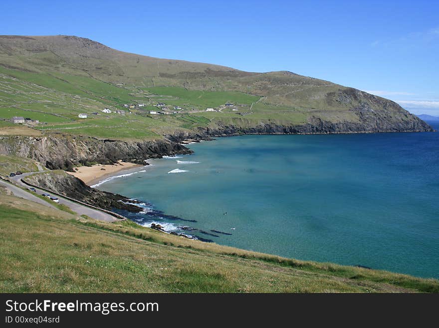 Irish coastline in rural county Kerry, Ireland. Irish coastline in rural county Kerry, Ireland