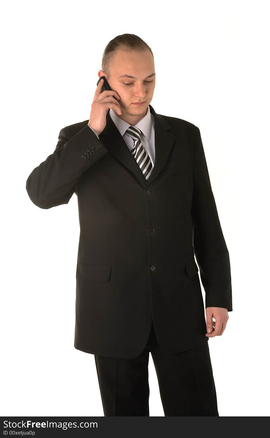 Businessman Calling On Phone