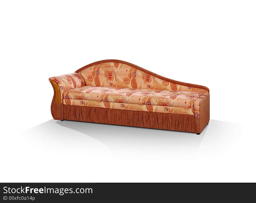 Sofa with one elbow-rest