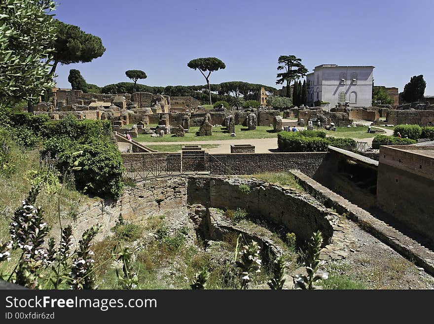 Palatin - Ruins, Forum Romanum in Rome