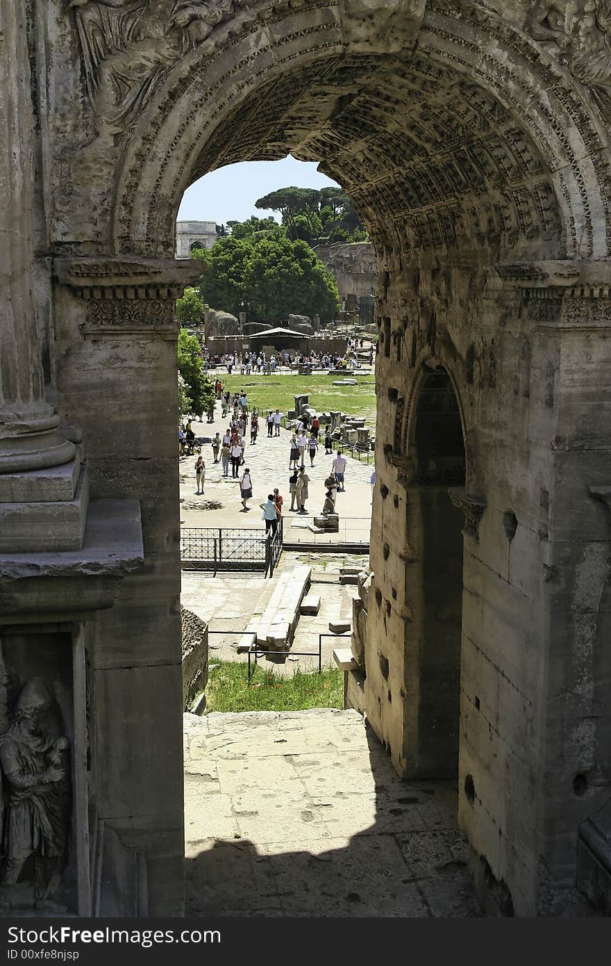 Ruins, Forum Romanum in Rome