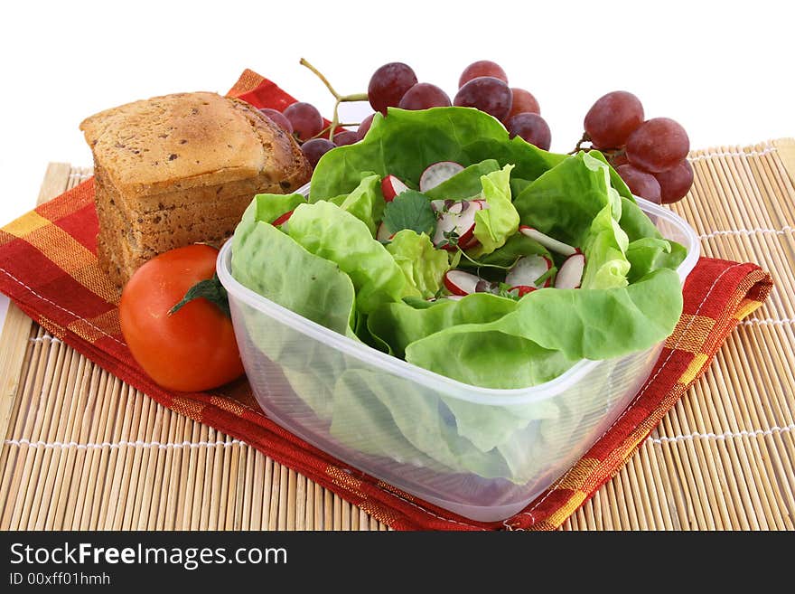 Salad-greate full vitamins  breakfast. Salad-greate full vitamins  breakfast