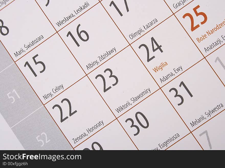 Calendar