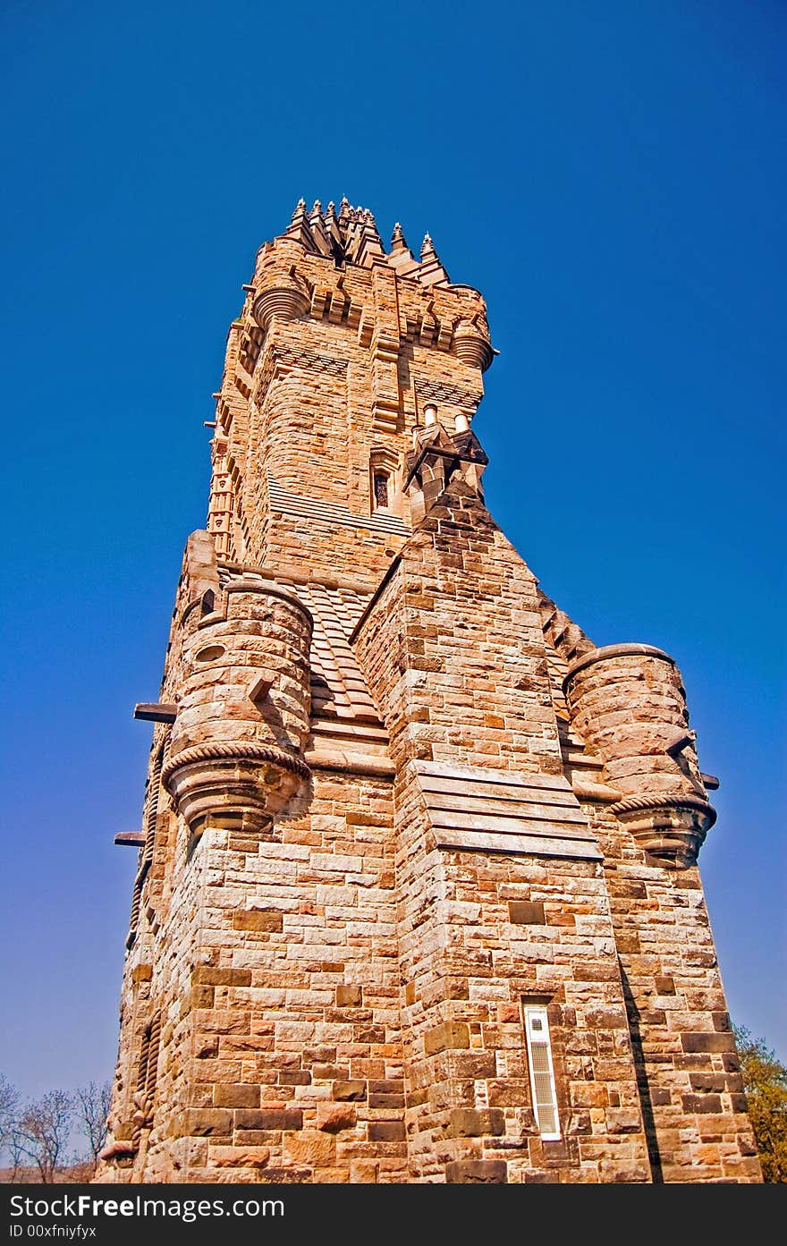 Side of the scottish monument