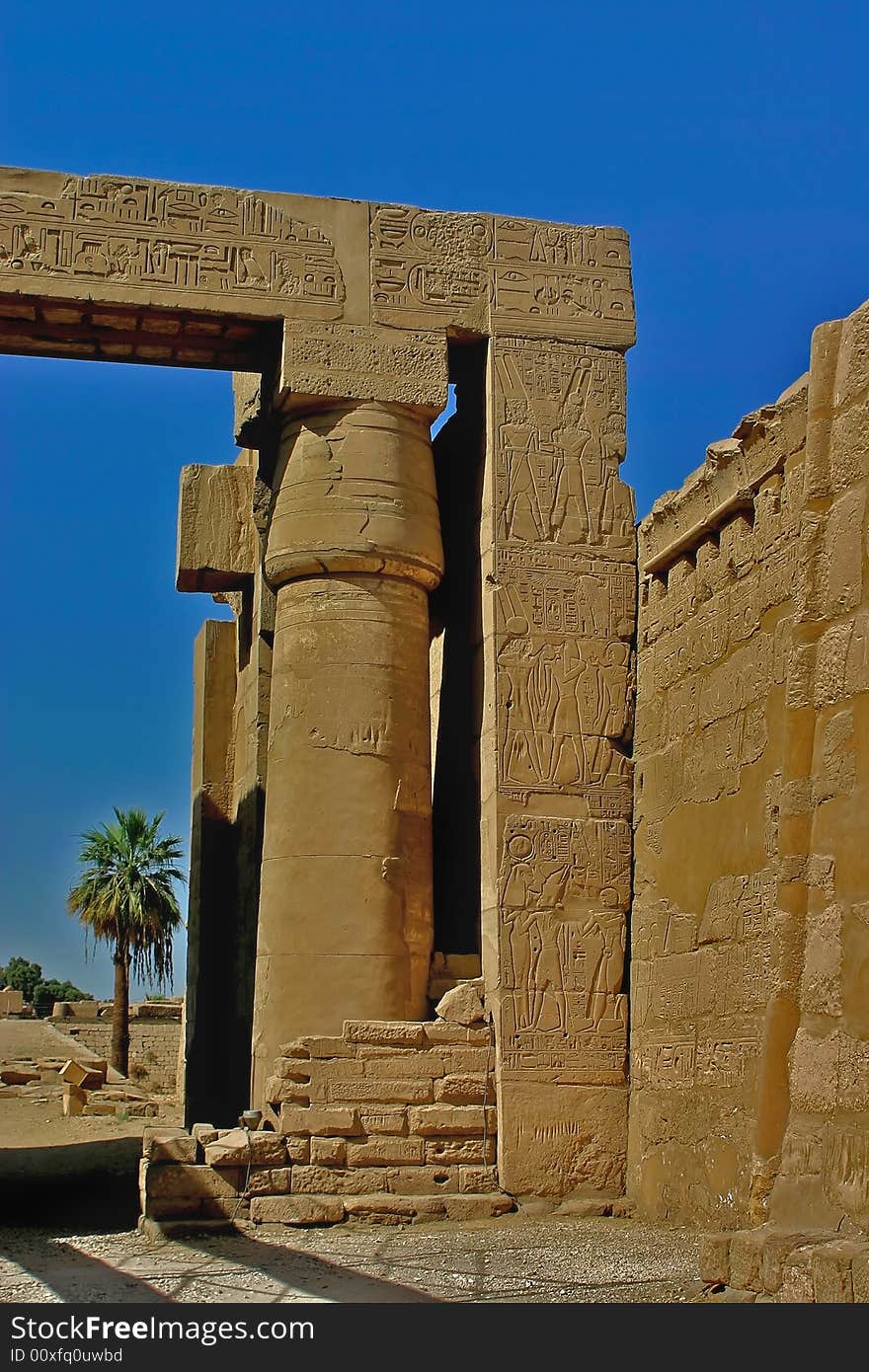 Karnak Temple At Luxor