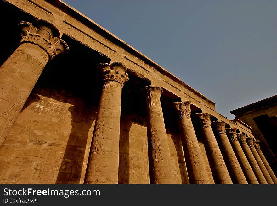 Horus temple at Edfu town