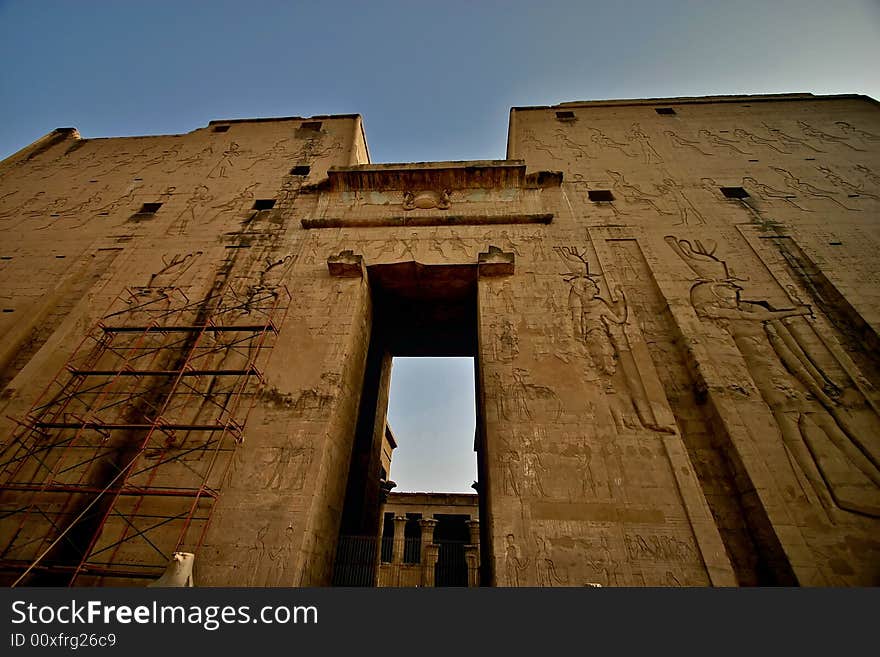 Horus Temple At Edfu Town