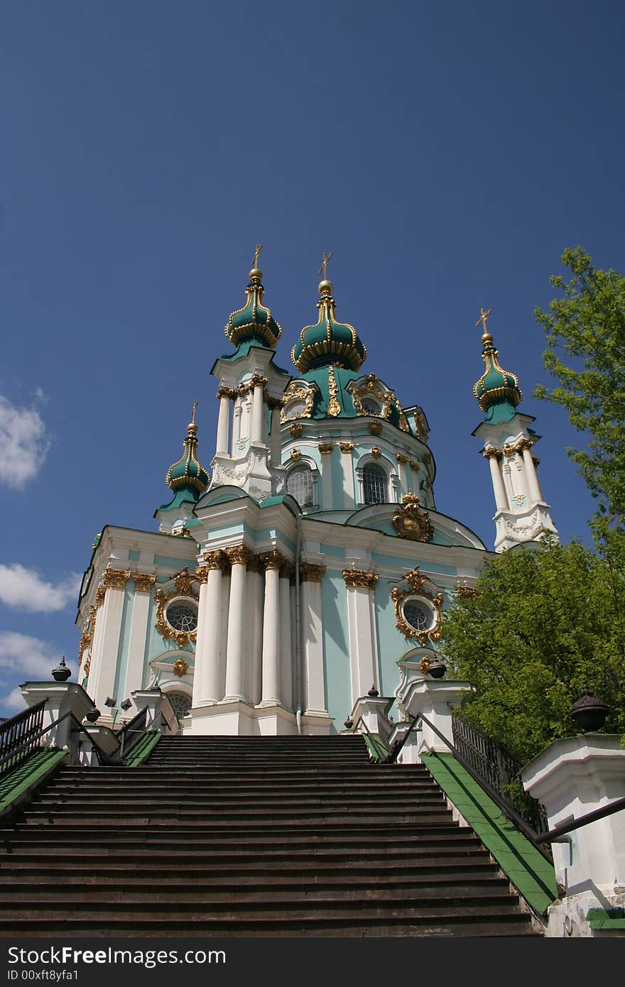 St. Andrew's church in Kiev city