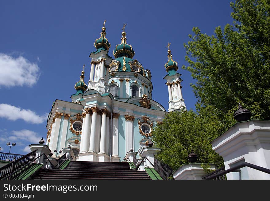 St. Andrew's church in Kiev city