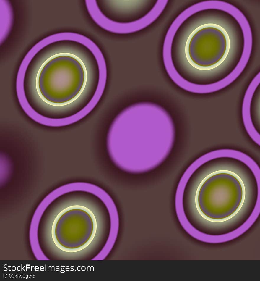 An abstract background with circles