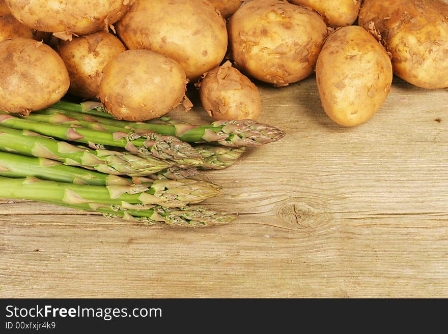 Asparagus and potatoes