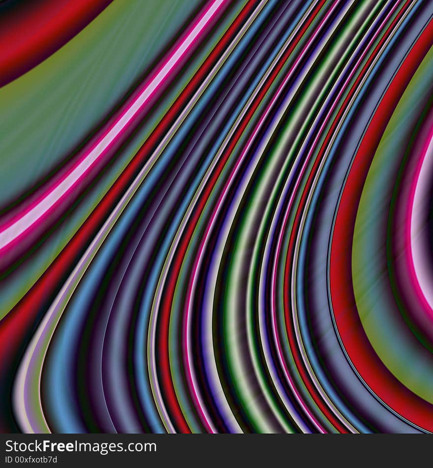 An abstract color wavy background