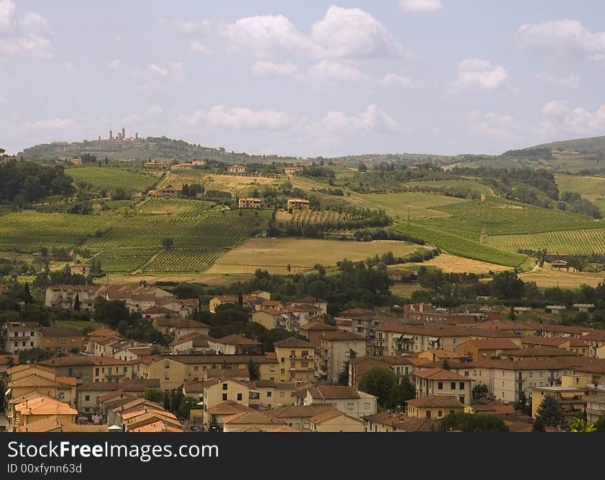 Tuscany countryside