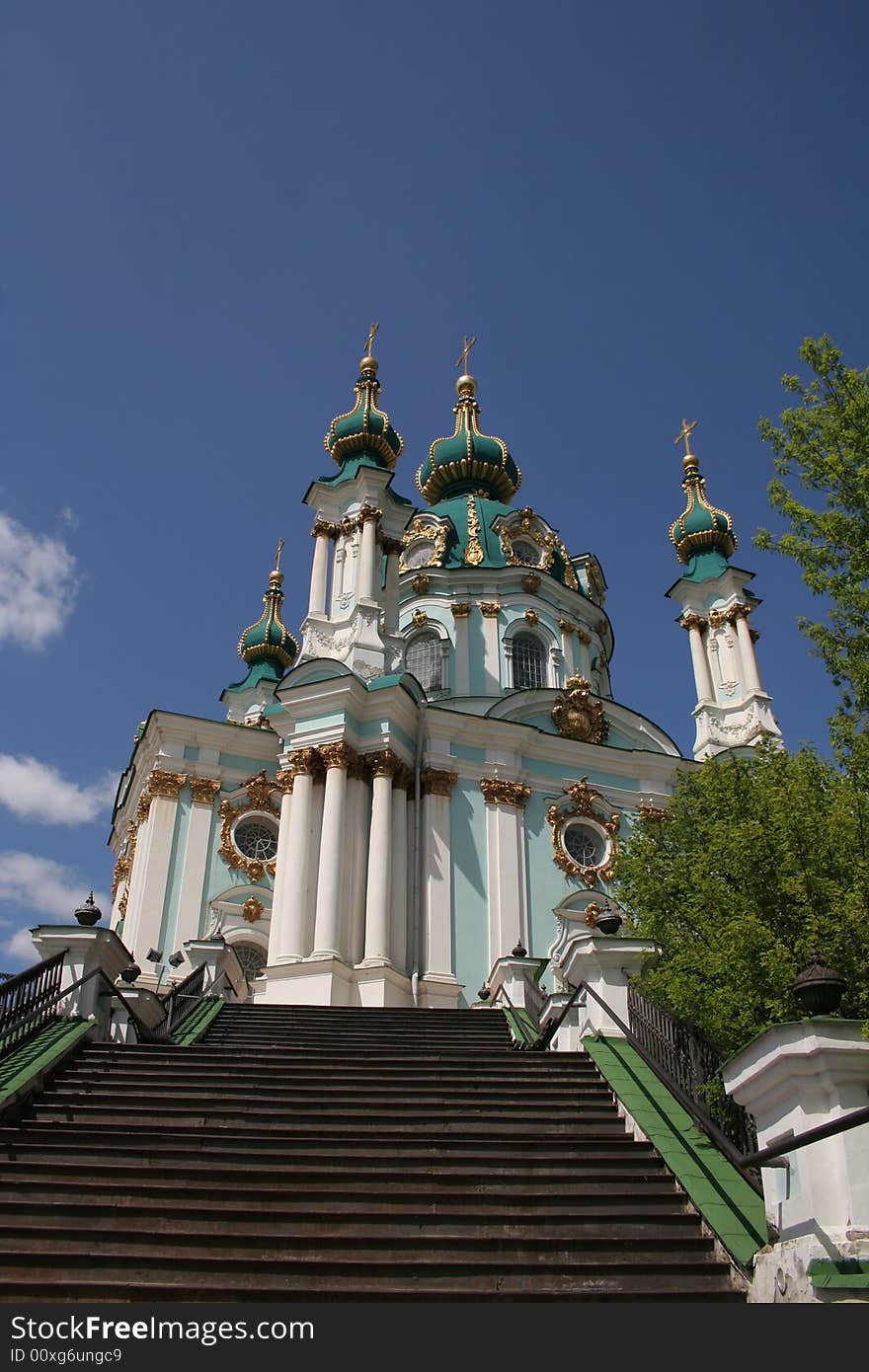 St. Andrew's church in Kiev city