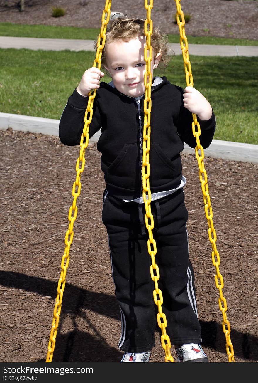 Standing on Swing