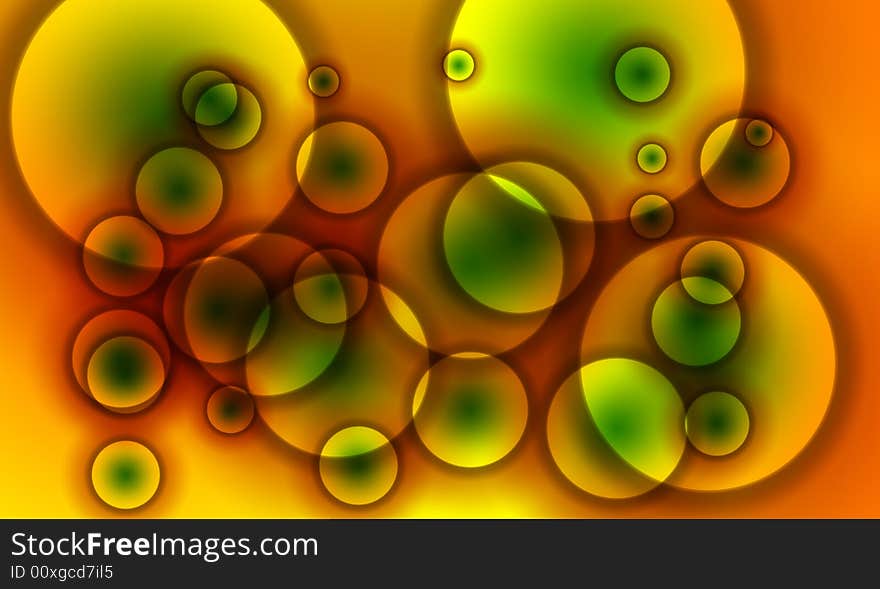 A abstract background image made up of colourful circles. A abstract background image made up of colourful circles.