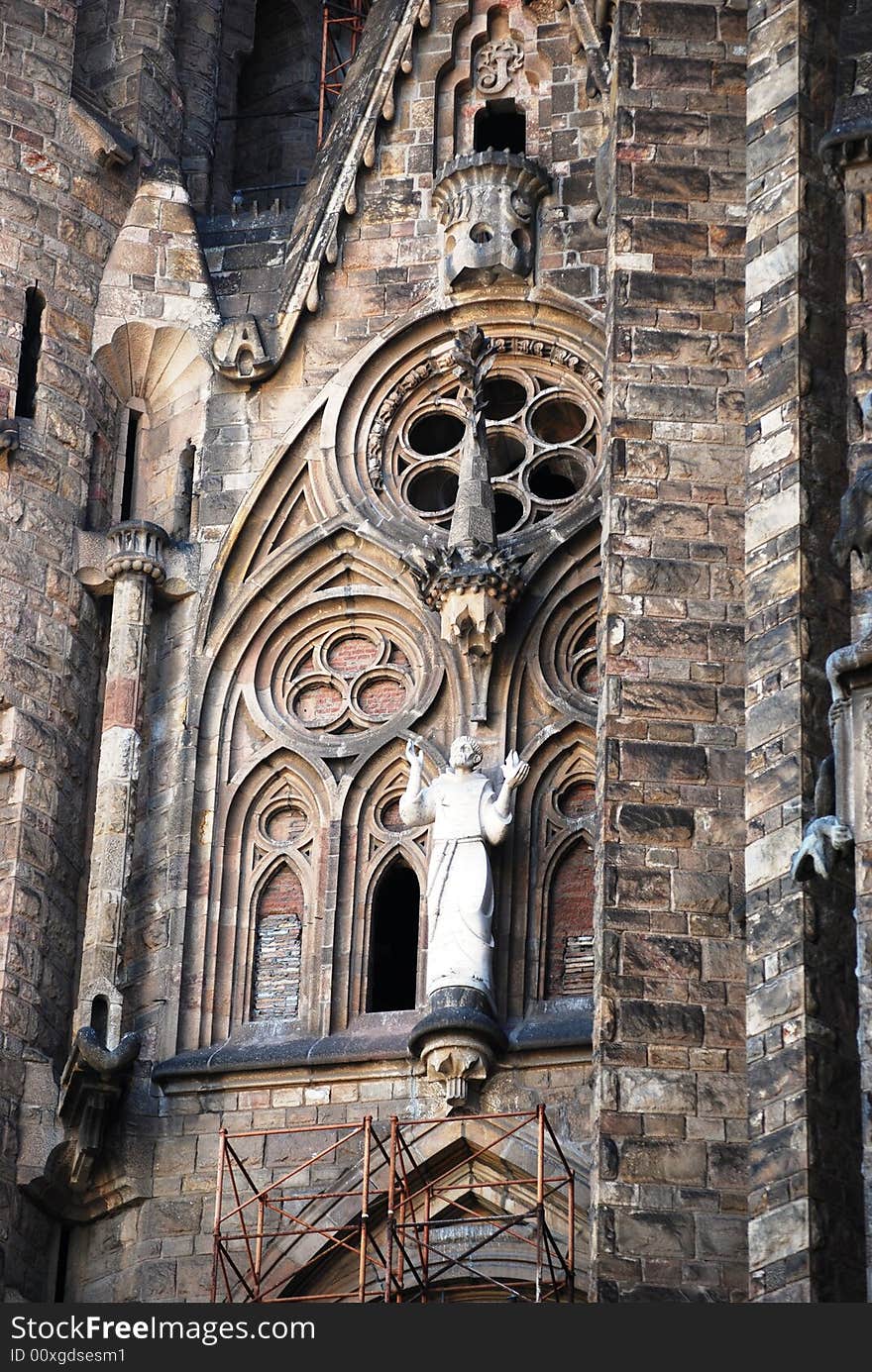 Sagrada Familia, detailed view