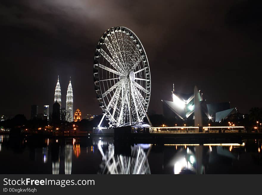 Night scnene at taman titiwangsa,kuala lumpur. Night scnene at taman titiwangsa,kuala lumpur