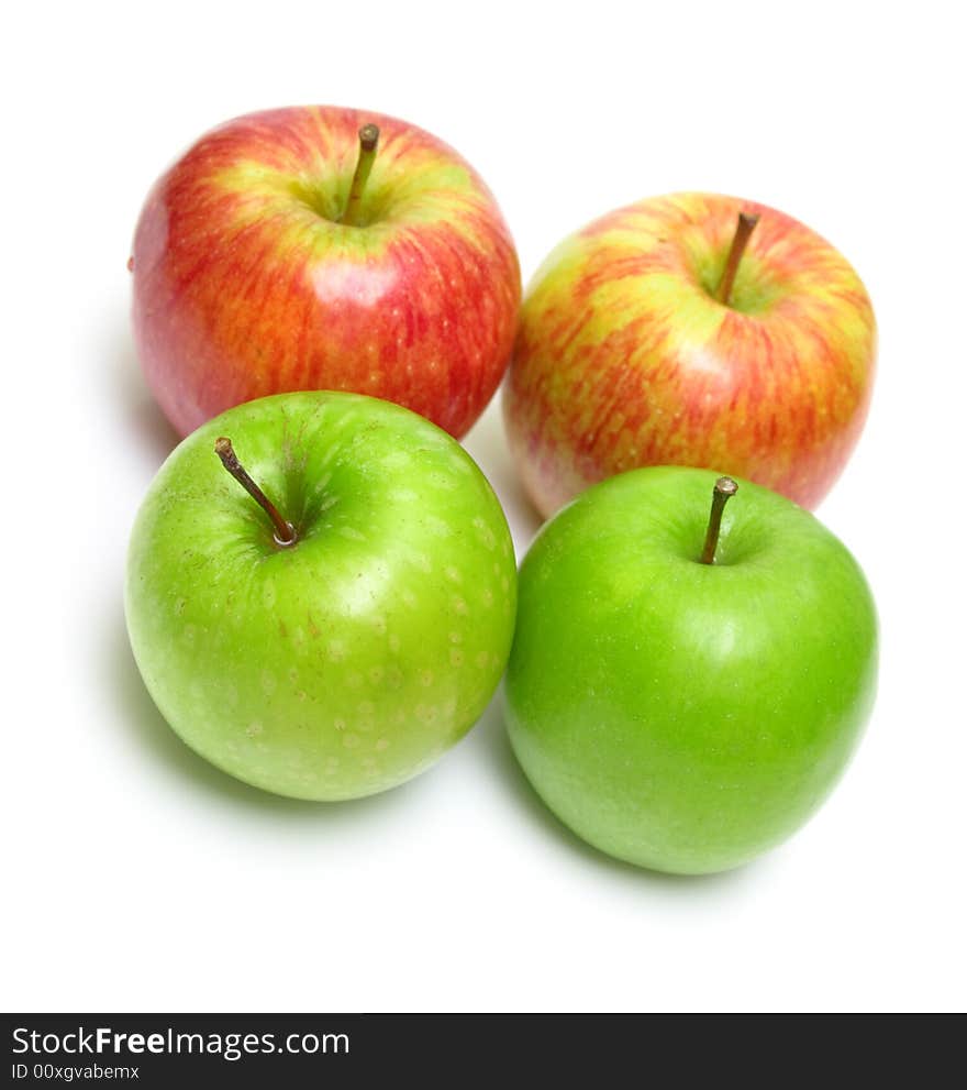 Ripe juicy apples