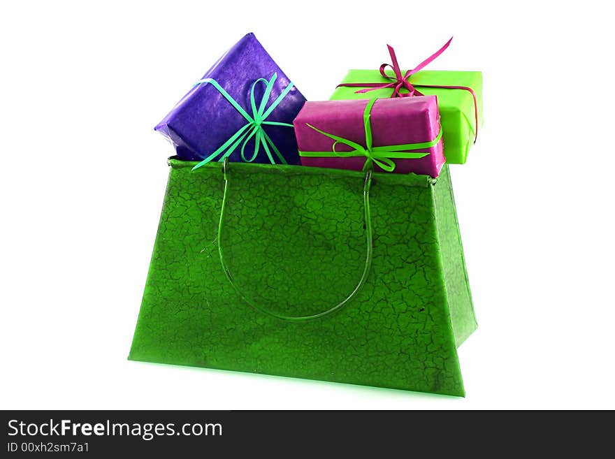 Bag with gifts