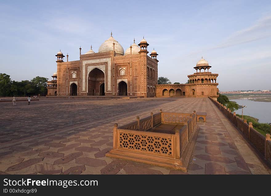 Side building of taj mahal