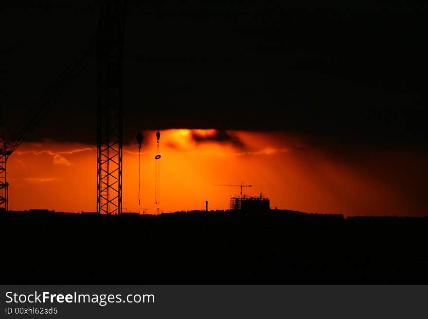 Construction of new office complex in Prague - Pankrac. Construction of new office complex in Prague - Pankrac.