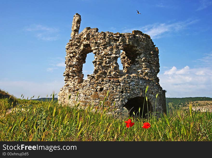 Ruins of an ancient fortress