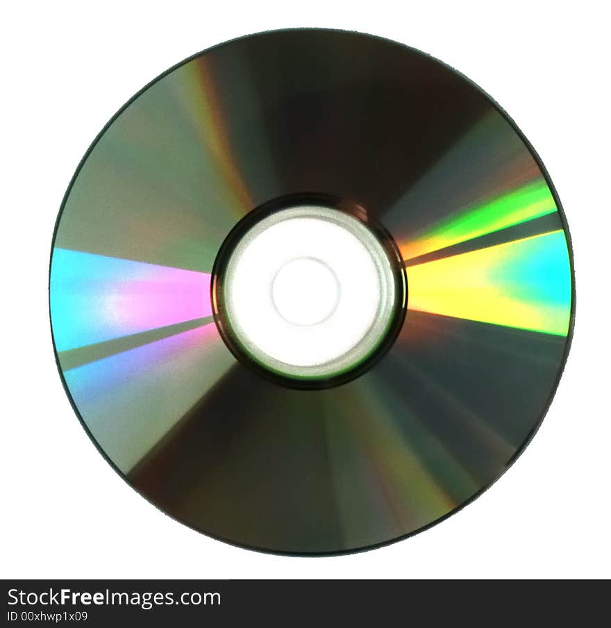 CD isolated on white background