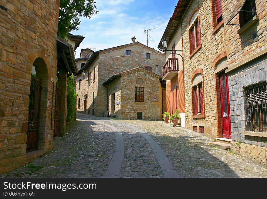 Caslte in Castell'arquato - Grazzano Visconti. Caslte in Castell'arquato - Grazzano Visconti