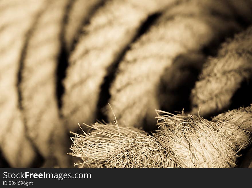 Close-up rope