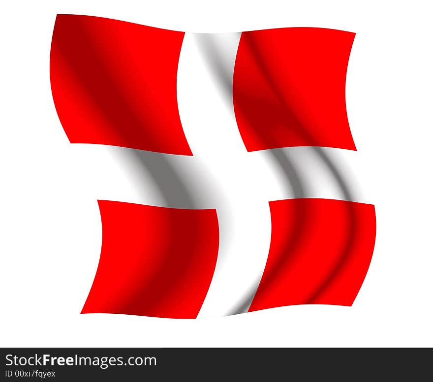 Switzerland Waving Flag