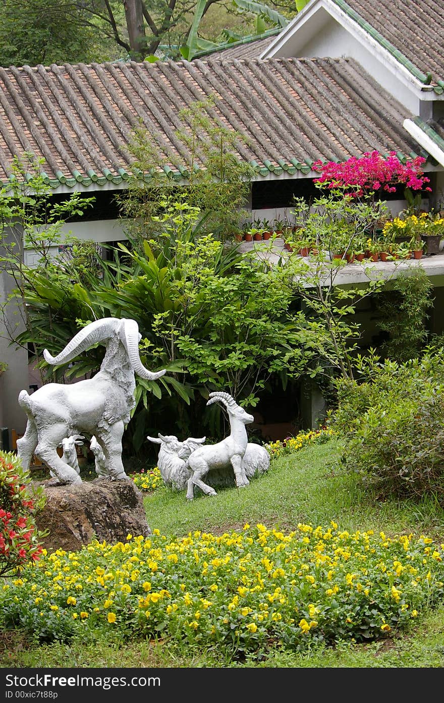 Stone sheep in yuexiu Park guangzhou. Stone sheep in yuexiu Park guangzhou