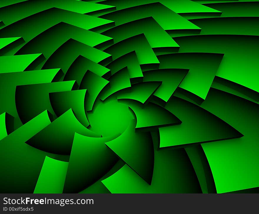 Abstract spiraling background