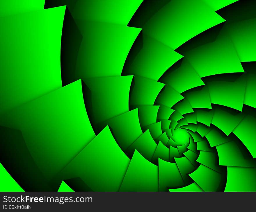 Abstract spiraling background