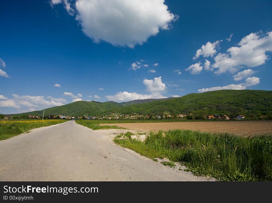 Road On Sunny Day