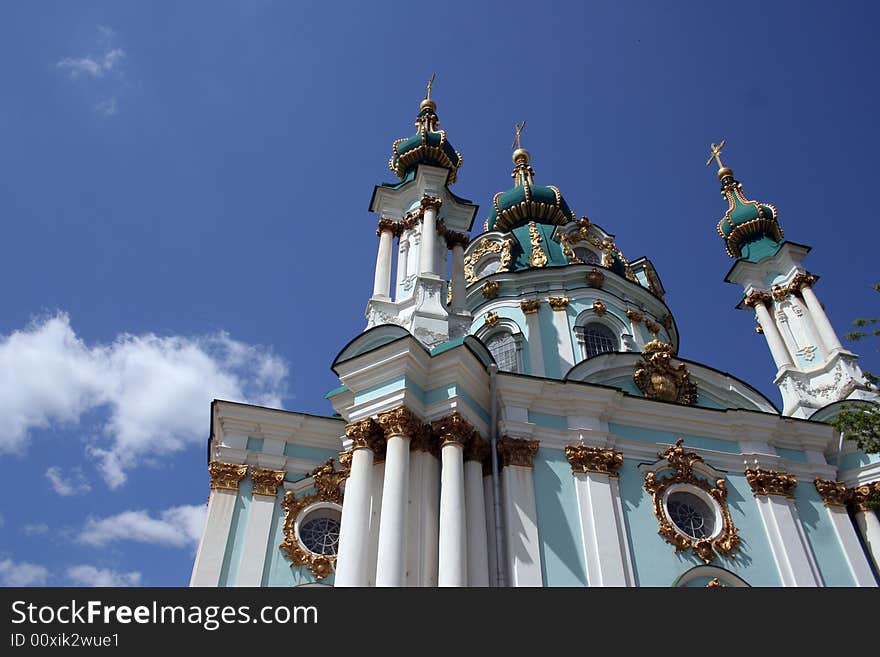 St. Andrew's church in Kiev city