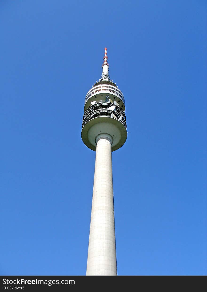 Tv Tower on Olympic Village in Munchen