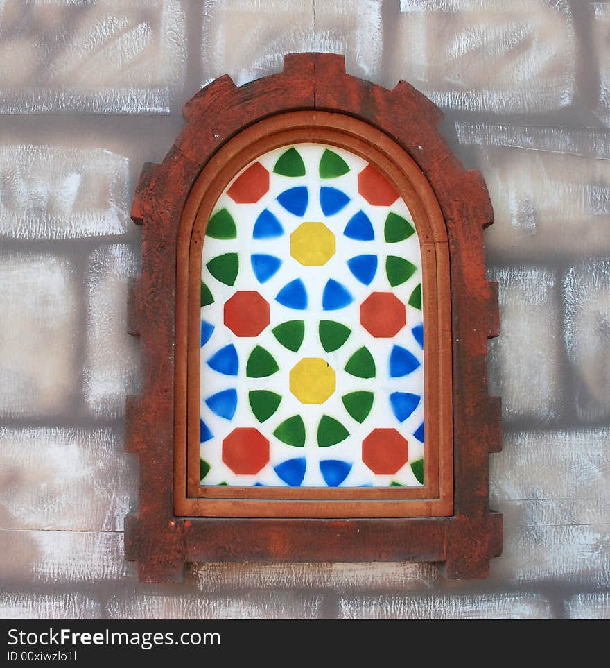 This is a window on wall mostly popular in rajasthan, india. This is a window on wall mostly popular in rajasthan, india