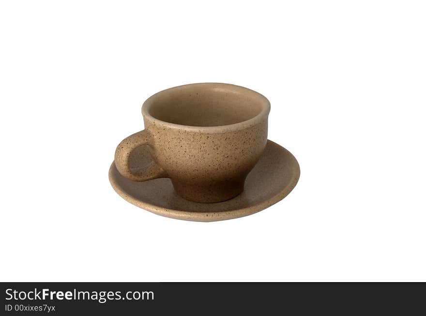 Ceramic coffee cup