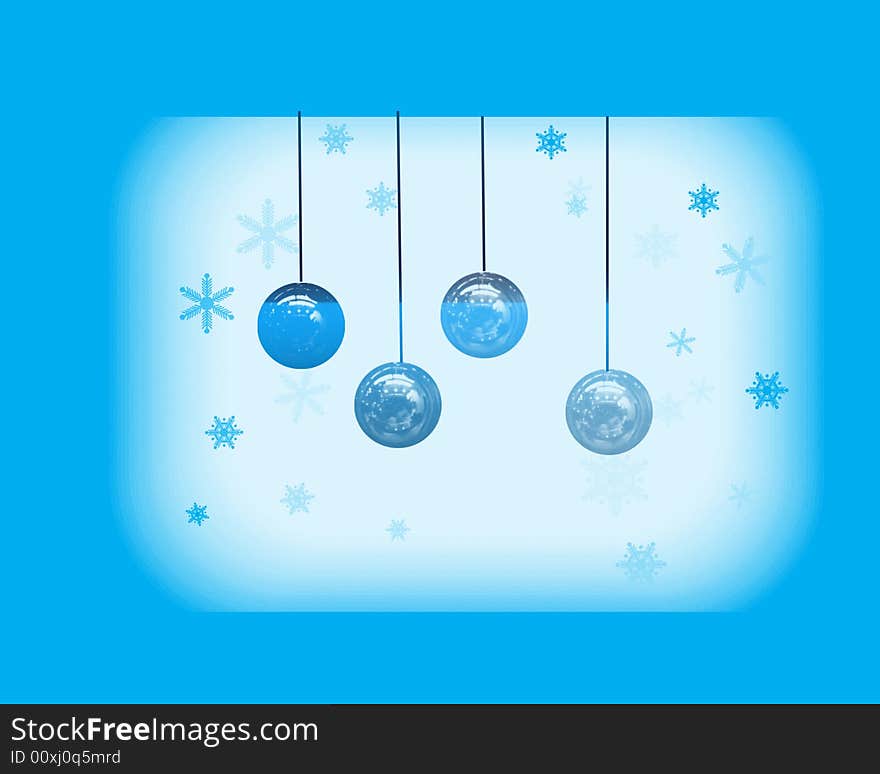 Festive background with colorful blue and white designs. Festive background with colorful blue and white designs