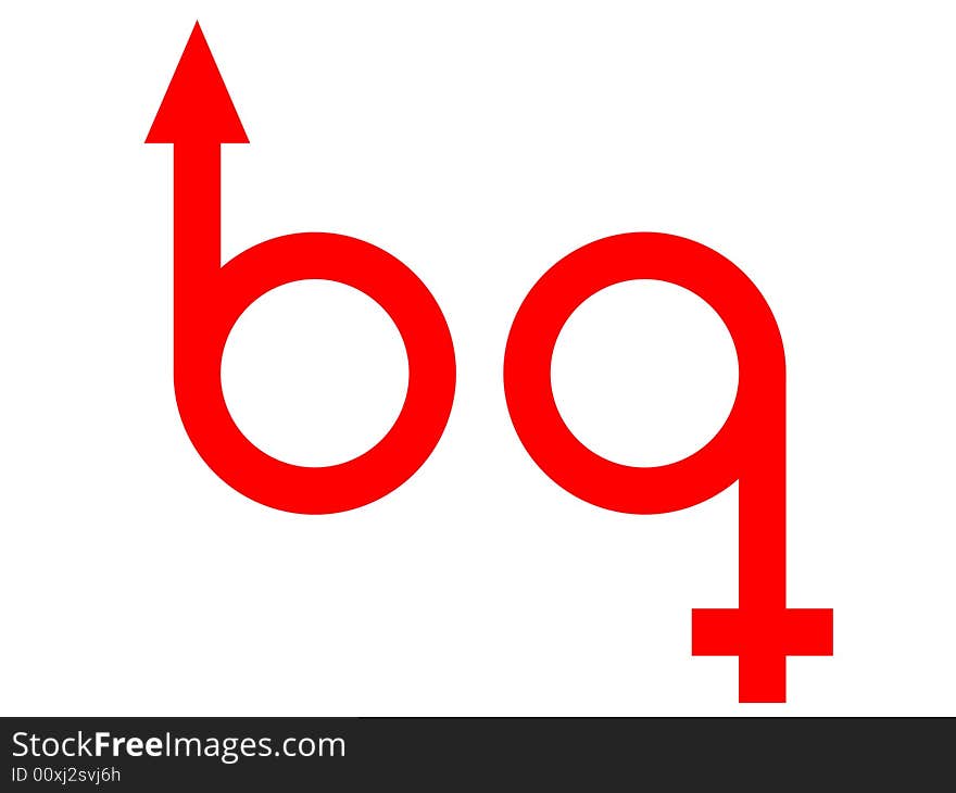 Red symbols on a white background. Red symbols on a white background