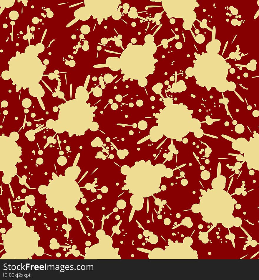 Design grunge gold spot seamless pattern